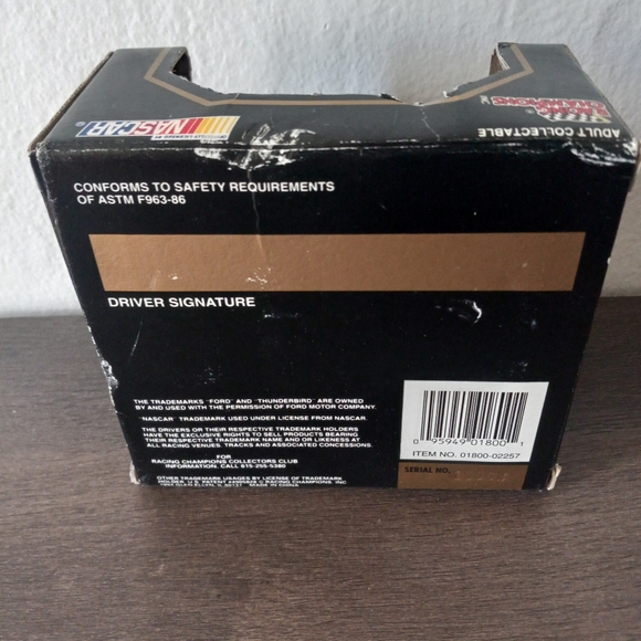 1994 Racing Chamions #7 Geoff Bodine Premiere Edition 1 of 20,000 - Picture 5 of 7